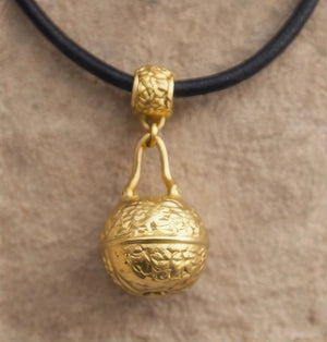 18 karat gold plated copper necklace - ELLY