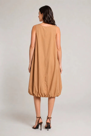 Balloon Midi Dress – Caramello - ELLY
