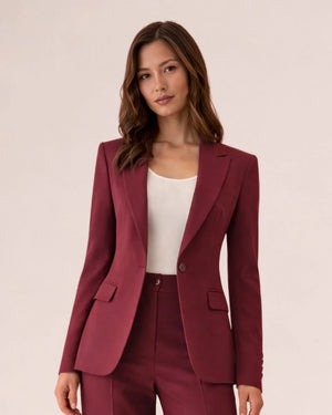 Giacca Licia in Bordeaux - ELLY