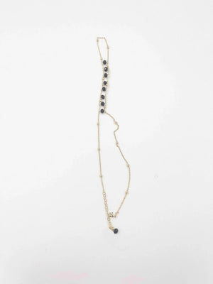 Midnight Cascade Barefoot Anklet - ELLY