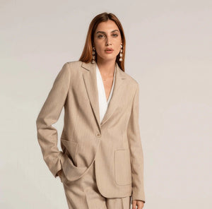 Tailored Single - Button Blazer - ELLY