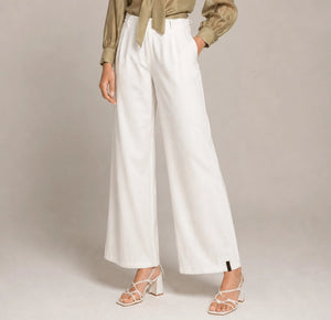 Wide - Leg Tailored Pants - ELLY