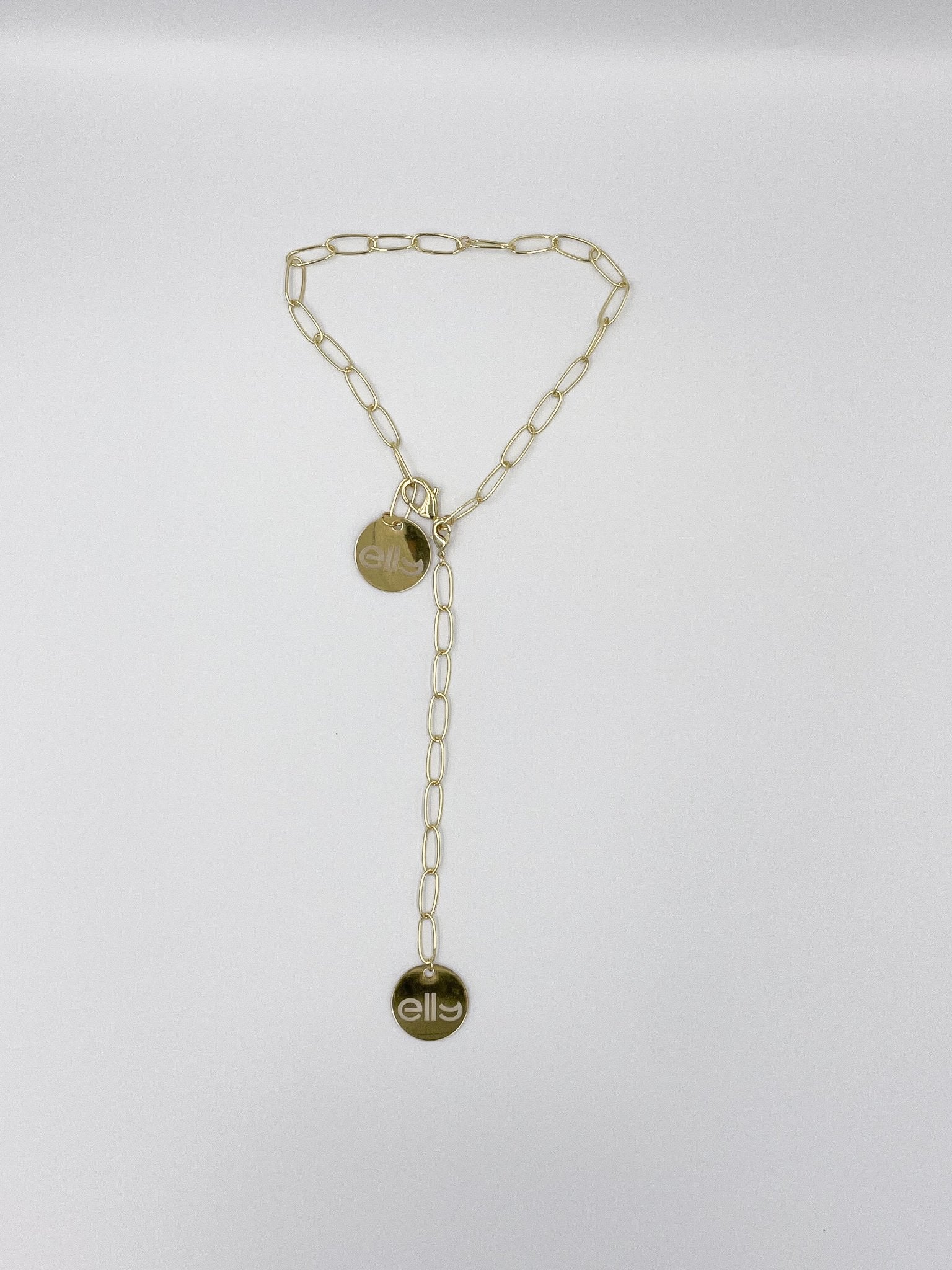 ELLY Necklace - 18 Karat Gold Plated Brass Chain - ELLY