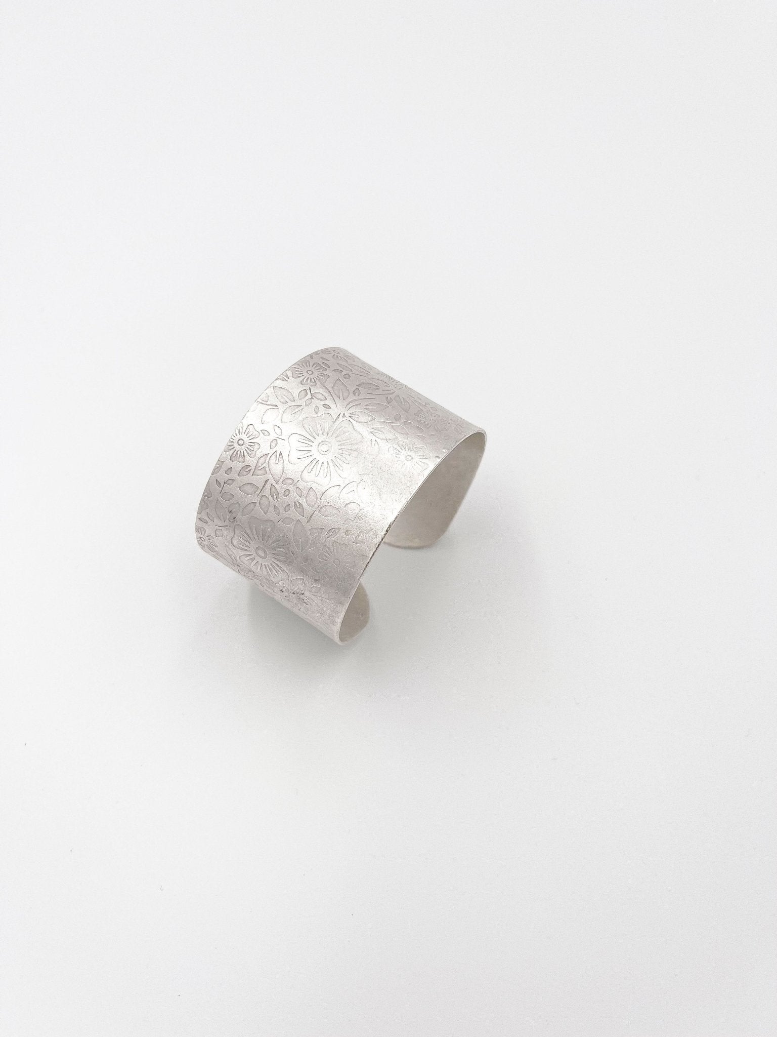 Silver plated brass bracelet - ELLY