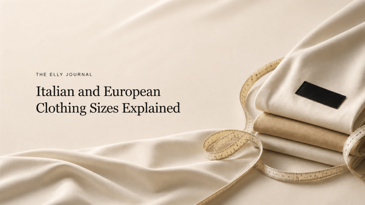 Italian and European Clothing Sizes Explained - ELLY