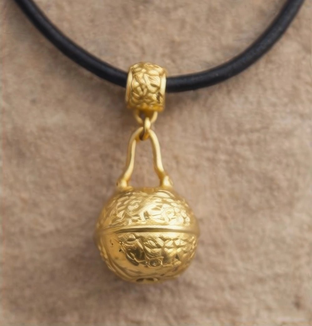 18 karat gold plated copper necklace - ELLY