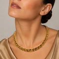 Golden Champagne Royale Tennis Necklace