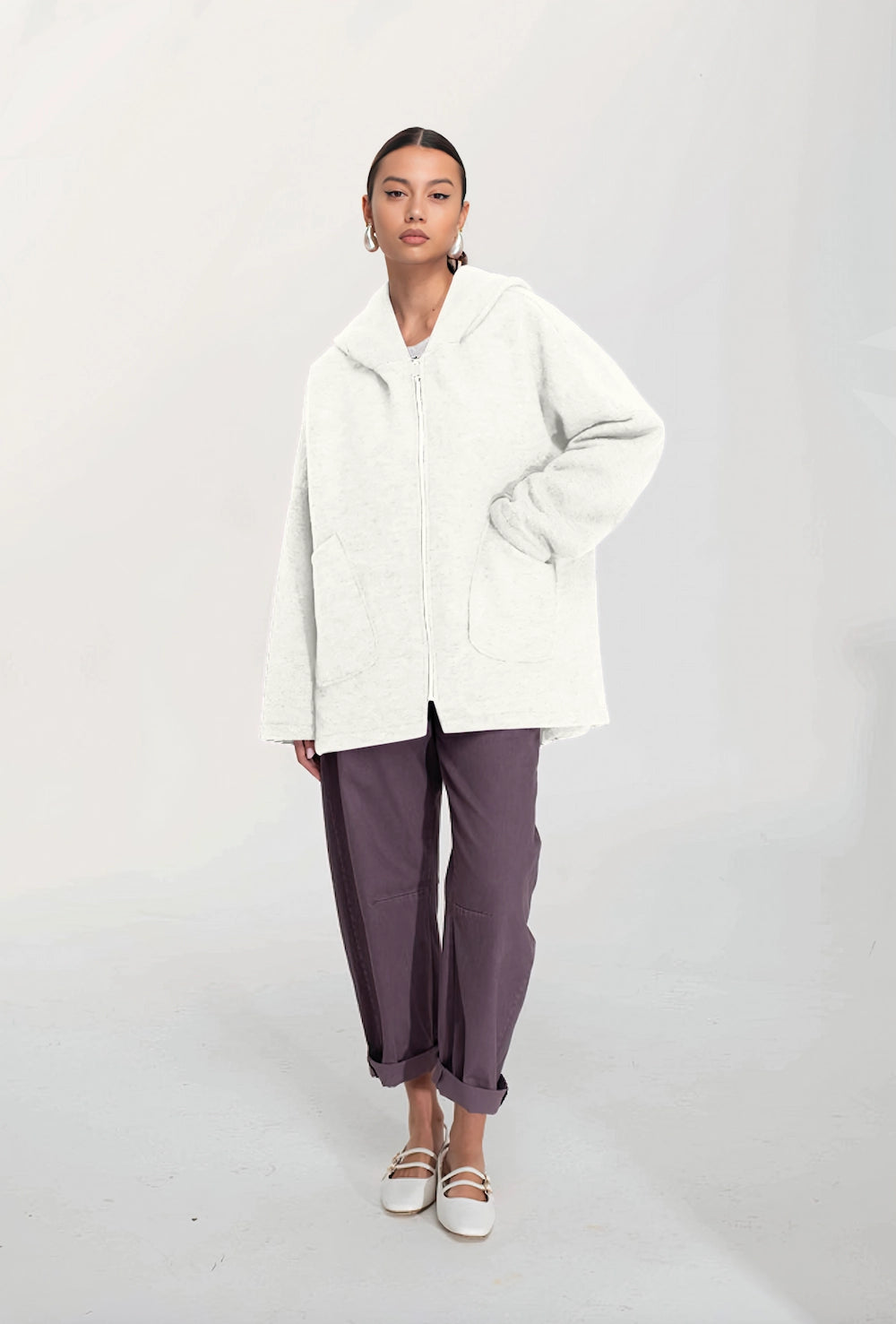 Cappotto Oversize Panna