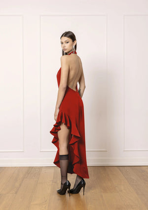 Abito Natalia in Rosso - ELLY