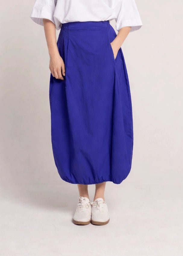 Balloon Midi Skirt – Blu - ELLY