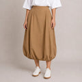 Balloon Midi Skirt – Caramello - ELLY