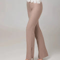 Beige Linen Pants - ELLY