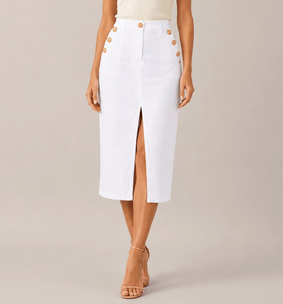 BellaChic Italian Cotton Skirt - ELLY