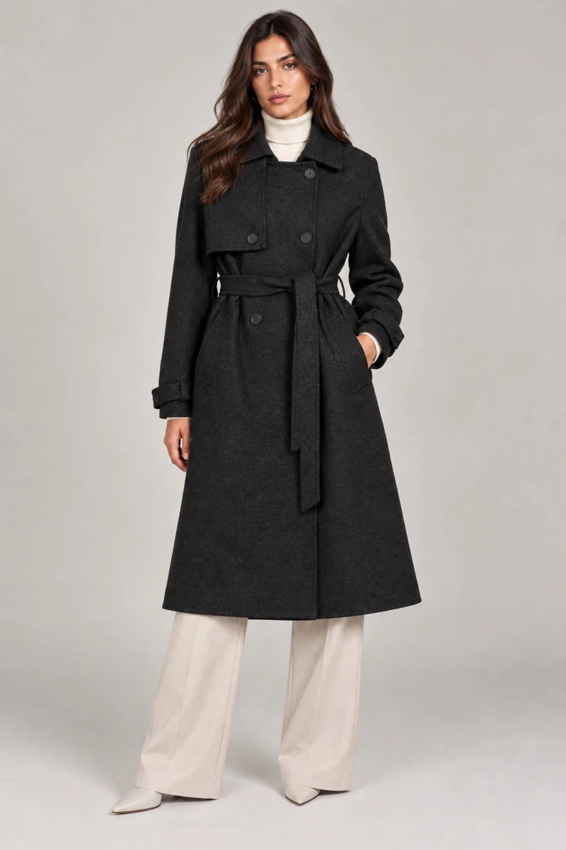 Cappotto Melissa Noir - ELLY