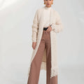 Cardigan Frangia Panna - ELLY