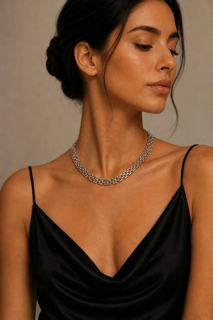 Collana a Maglia Dorata – Gold Icon Argento - ELLY