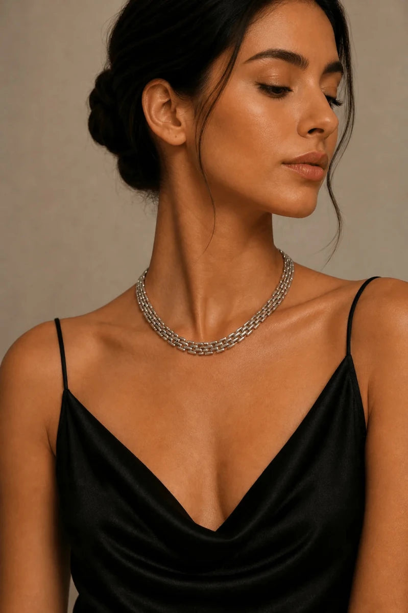 Collana a Maglia Dorata – Gold Icon Argento - ELLY
