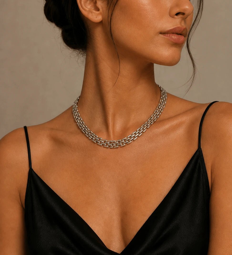 Collana a Maglia Dorata – Gold Icon Argento - ELLY