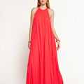 Corallo Halter - Neck Maxi Dress - ELLY