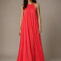 Corallo Halter - Neck Maxi Dress - ELLY