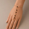 Crystal Chain Bracelet – Gold Plated - ELLY