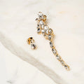Earcuff Crystal Line Oro - ELLY