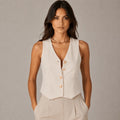 Eleganza Panna Sleeveless Vest - ELLY