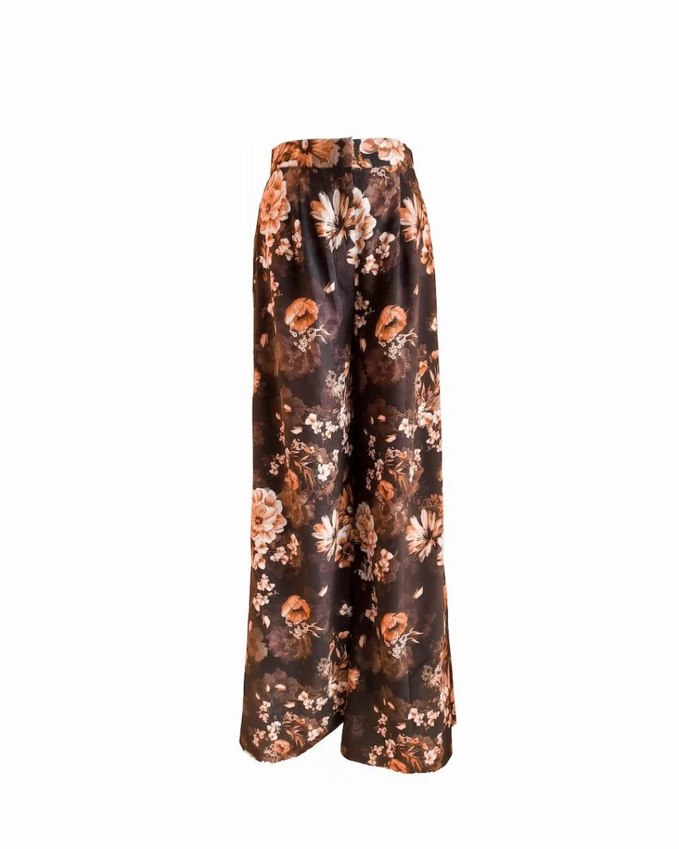Floral Wide - Leg Trousers – ELLY - ELLY