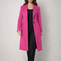 Fucsia Long Coat - ELLY