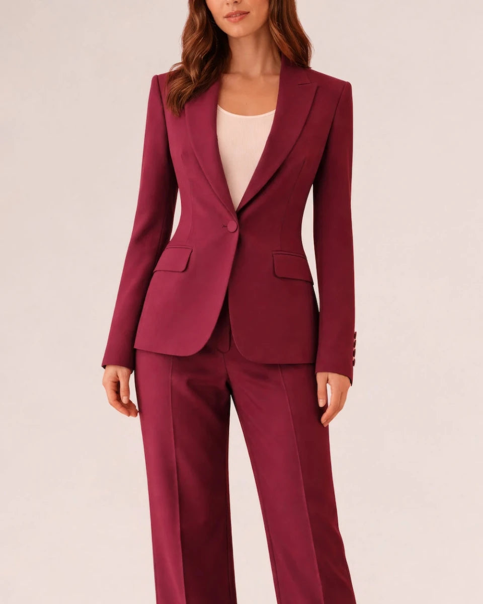 Giacca Licia in Bordeaux - ELLY
