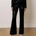 Glamorous Shine Pants - Nero Paillettes - ELLY