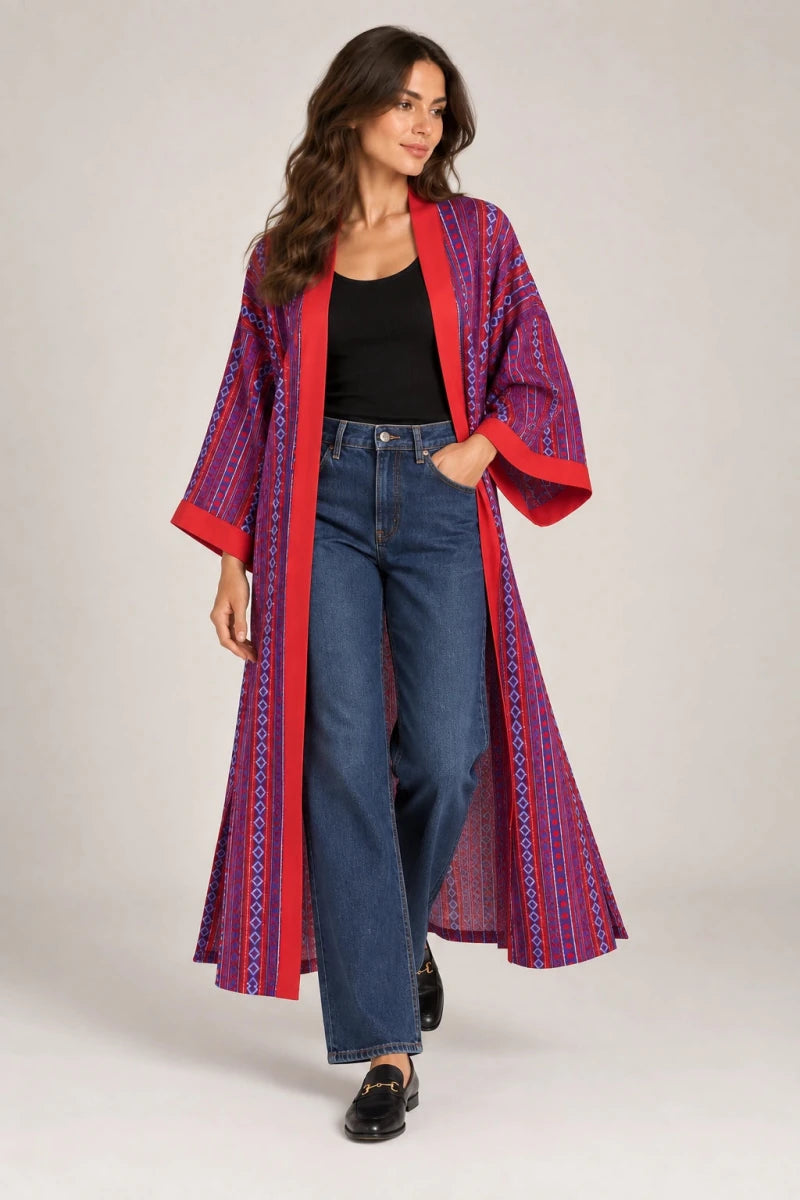 Handmade Limited Edition Multicolor Kimono - ELLY
