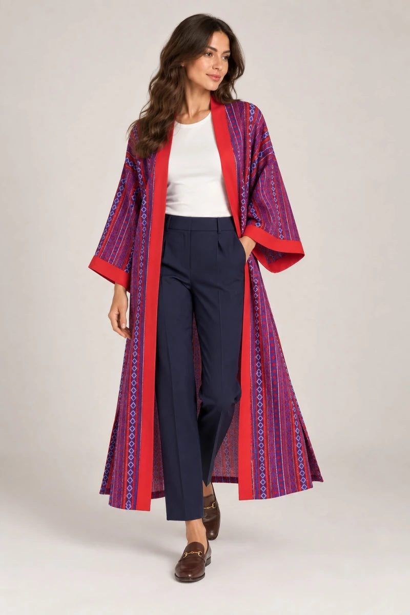 Handmade Limited Edition Multicolor Kimono - ELLY