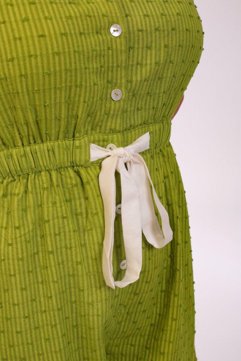 Meadow Breeze Linen Romper - ELLY