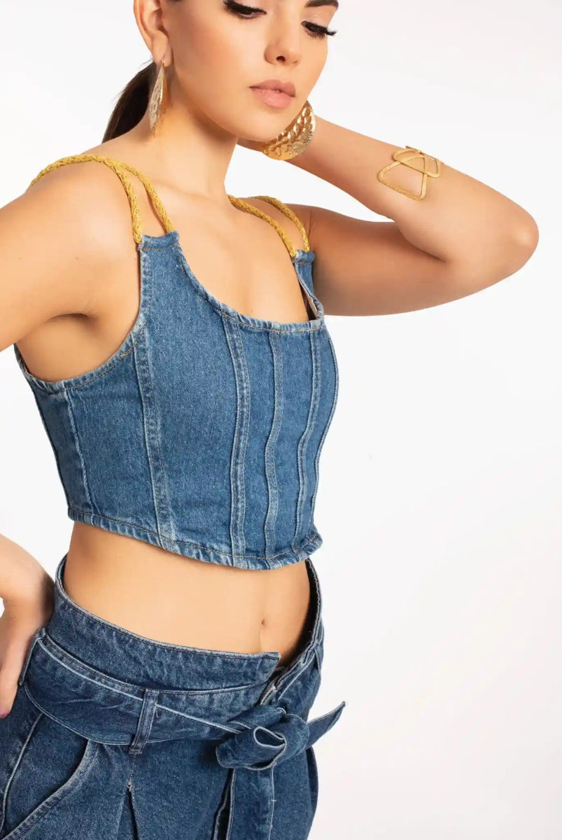 Momfit Jeans with Belt - ELLY