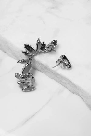 Orecchini Earcuff Nettuno Argento - ELLY