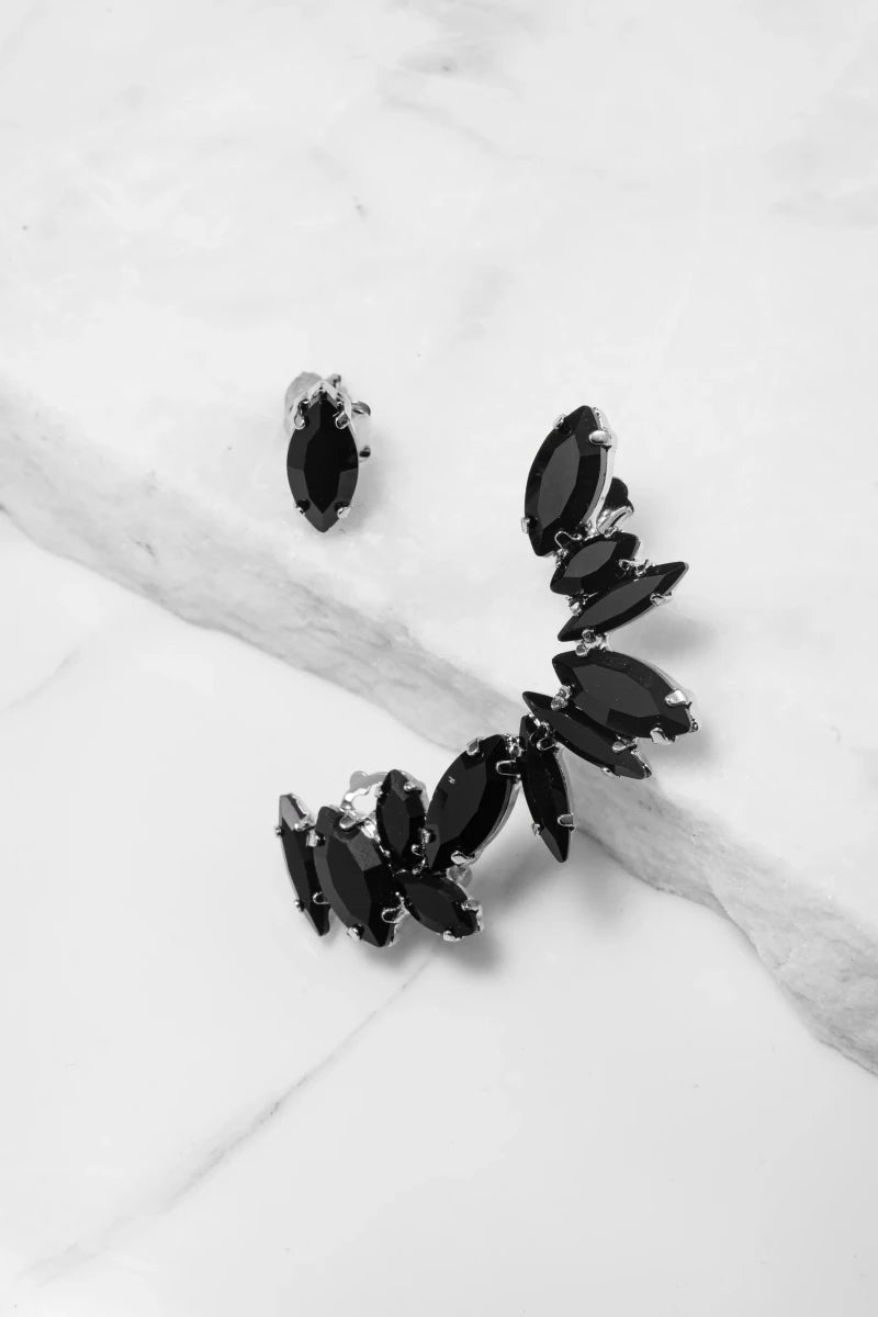 Orecchini Earcuff Nettuno Argento - ELLY
