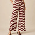 Retro Print Pants - ELLY