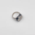 Rhodium - Coated Brass Ring - ELLY