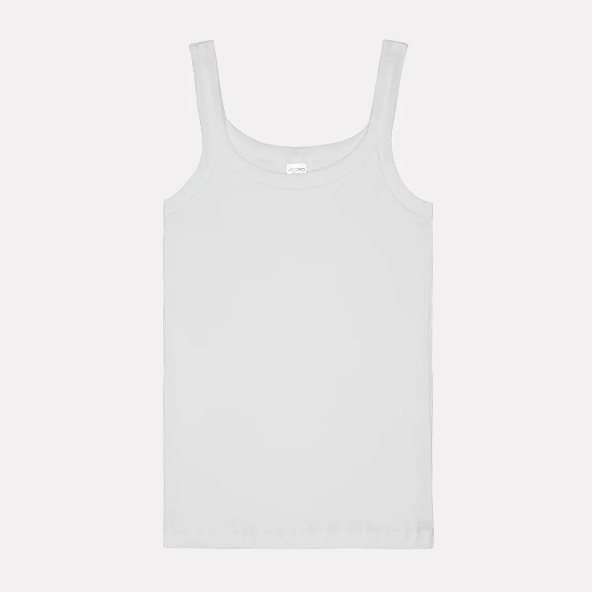 Ribbed Cotton Tank Top – BIANCO | Canotta in Costina - ELLY