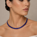Sapphire Royale Tennis Necklace - ELLY