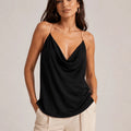 Satin Cowl Neck Camisole – Notte - ELLY