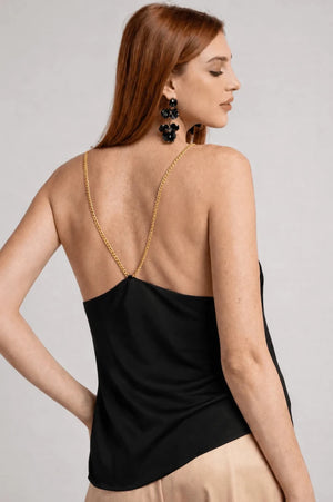 Satin Cowl Neck Camisole – Notte - ELLY