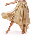 Satin Elegance High-Low Skirt - ELLY