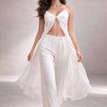Satin White Two - Piece Set – ELLY - ELLY