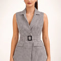 Striped Sleeveless Jacket – ELLY - ELLY