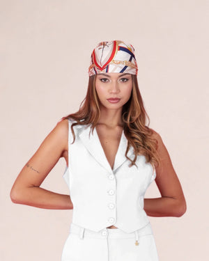 Tailored Open - Back Gilet – BIANCO - ELLY