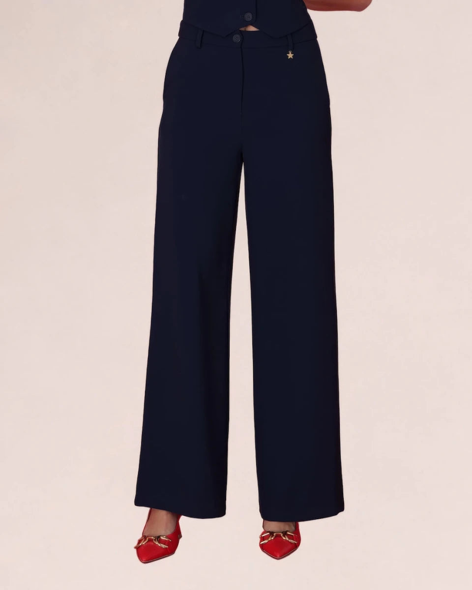 Tailored Wide - Leg Pants – NERO - ELLY