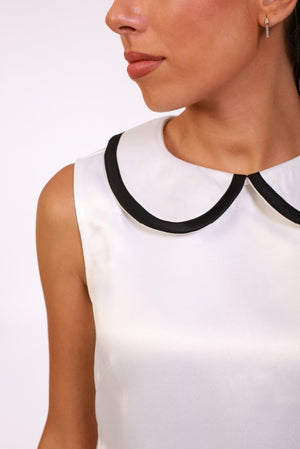 Vintage - Inspired Monochrome Shift Dress - ELLY