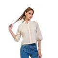 Whispering Sands Pintuck Cotton Shirt - ELLY